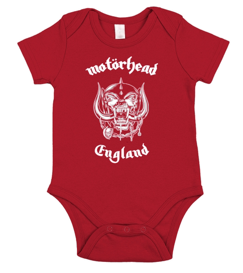 Motorhead England War Pig Short Sleeve Baby One-Piece