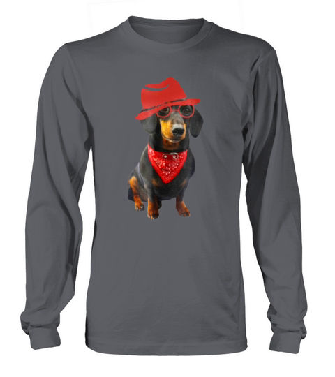 Awesome Crusoe The Celebrity Dachshund ,Dachshund Crusoe Kute Long sleeved Unisex