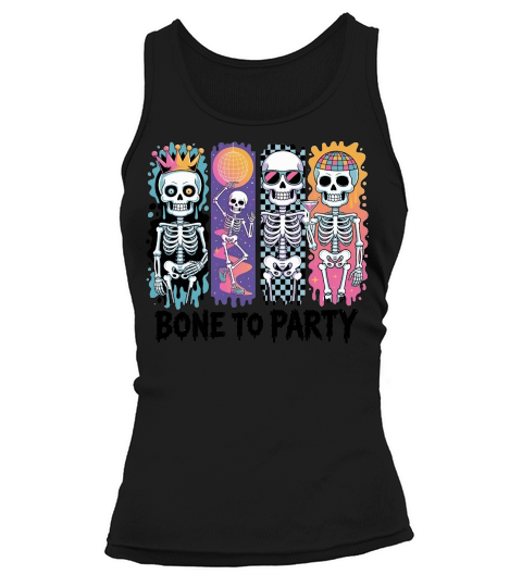 BONE TO PARTY HALLOWEEN Tank top Woman