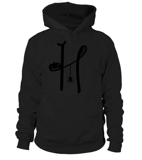 Halloween Alphabets Clipart H Hoodie Unisex