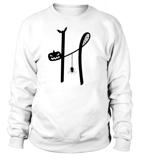 Halloween Alphabets Clipart H Sweatshirt Unisex