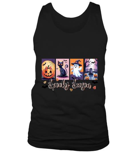 Spooky Season Vintage Halloween Tank Top Unisex