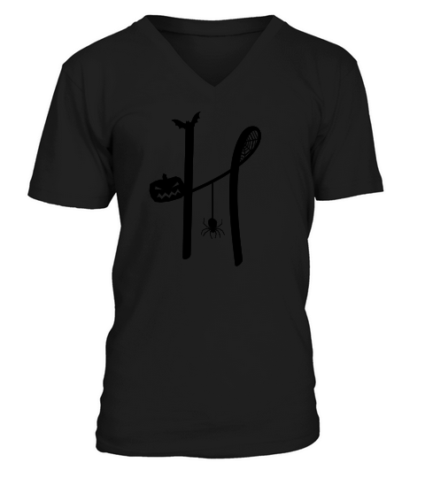 Halloween Alphabets Clipart H V-Neck T-shirt