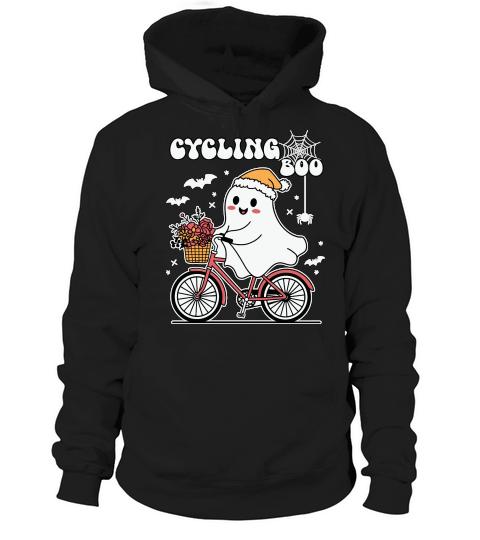 Cycling Boo Halloween Cycopath Club Hoodie Unisex