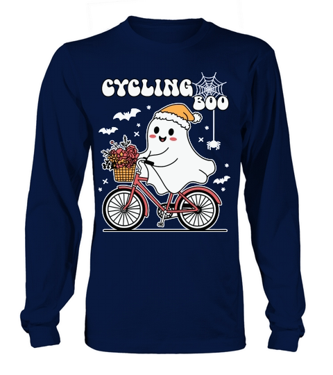 Cycling Boo Halloween Cycopath Club Long sleeved Unisex