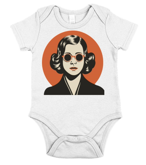 Vintage 1973 Wommen Short Sleeve Baby One-Piece