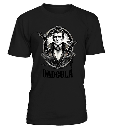 Dadcula Vampire Dad Funny Halloween T-Shirt Unisex