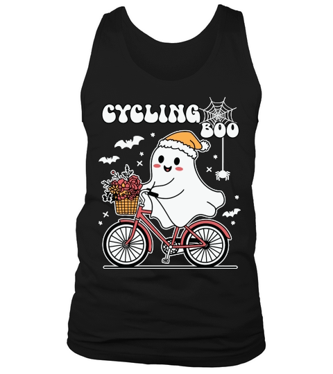 Cycling Boo Halloween Cycopath Club Tank Top Unisex