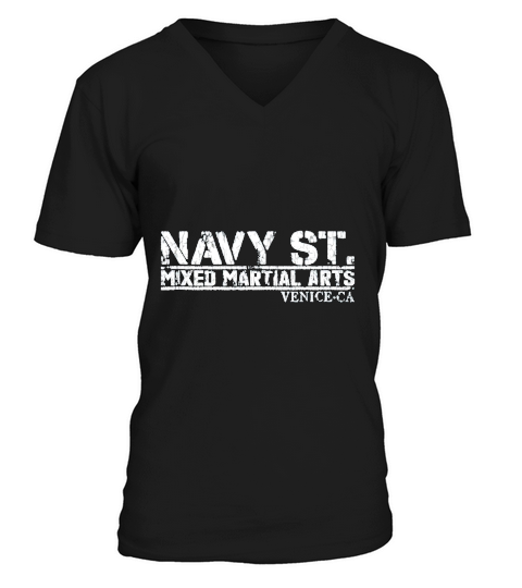 Navy Street Kingdom MMA Mixed Martial Arts V-Neck T-shirt