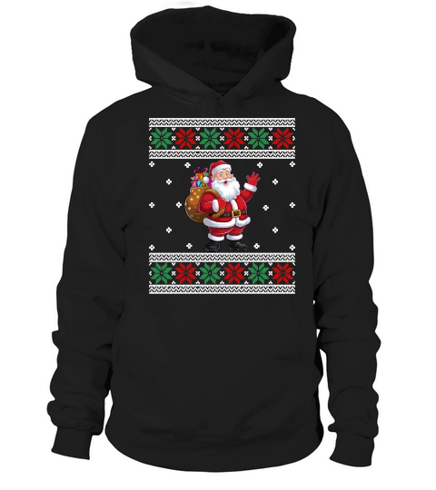 Funny Santa Gifts Christmas Ugly Hoodie Unisex
