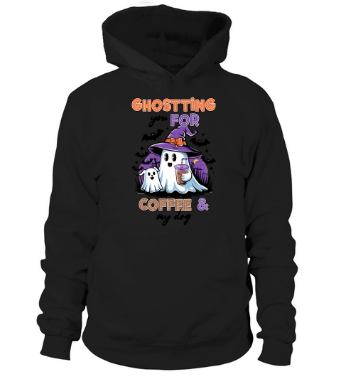 Ghosting For Coffee & My Dog Cute Hoodie Unisex