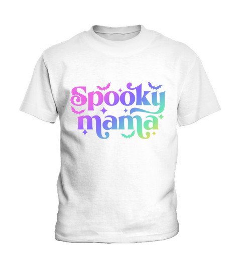 Spooky Mama Halloween Kids T-Shirt