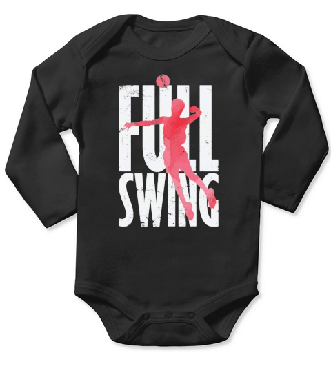 Full Swing Volleyball Long Sleeve Baby One-Piece