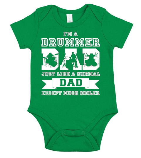 Im a drummer dad Short Sleeve Baby One-Piece