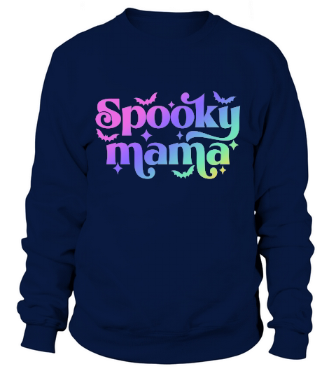 Spooky Mama Halloween Sweatshirt Unisex