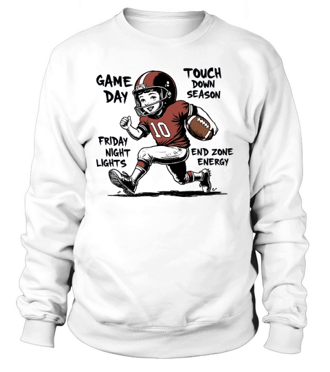 Touchdown Season Vintage Football Player Sweatshirt Unisex