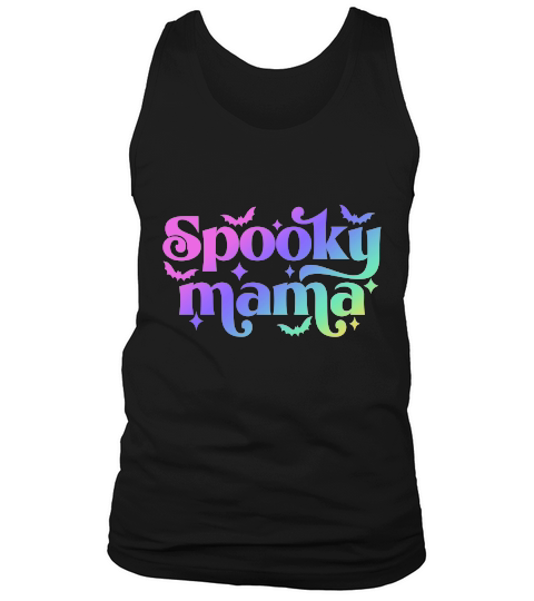Spooky Mama Halloween Tank Top Unisex