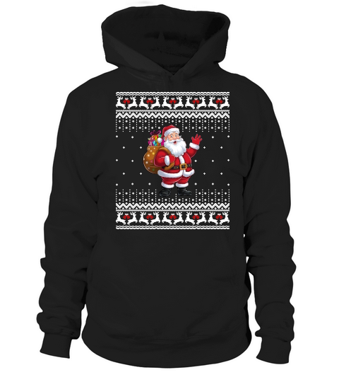 Funny Santa Gifts Christmas Ugly Hoodie Unisex