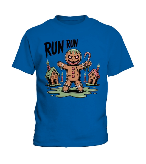 Gingerbread Man Creepy Gingerbread Kids T-Shirt