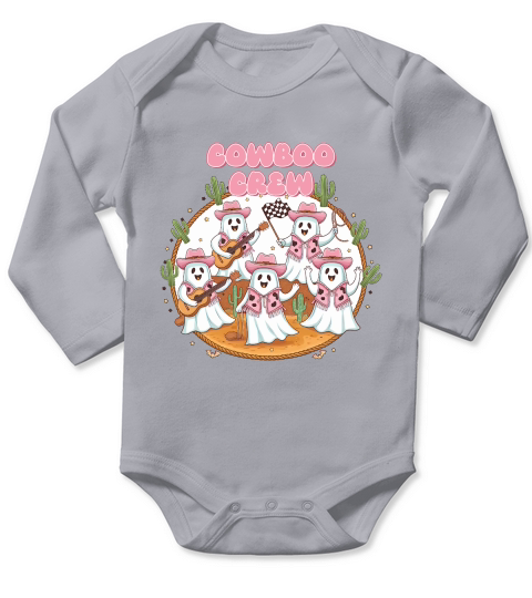 Cowboo Crew Halloween Long Sleeve Baby One-Piece