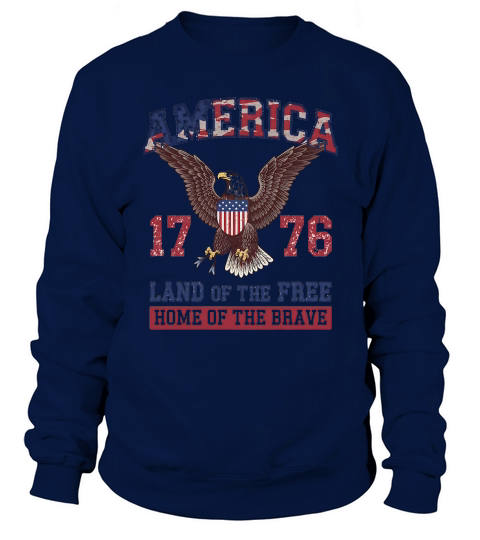 4th of July Vintage American Eagle Sweatshirt Unisex