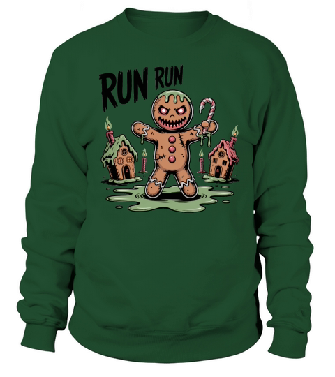 Gingerbread Man Creepy Gingerbread Sweatshirt Unisex