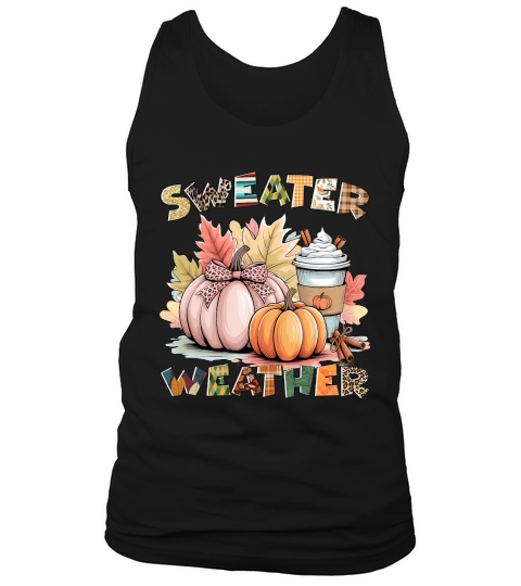 Sweater Weather Autumn Sublimation Tank Top Unisex