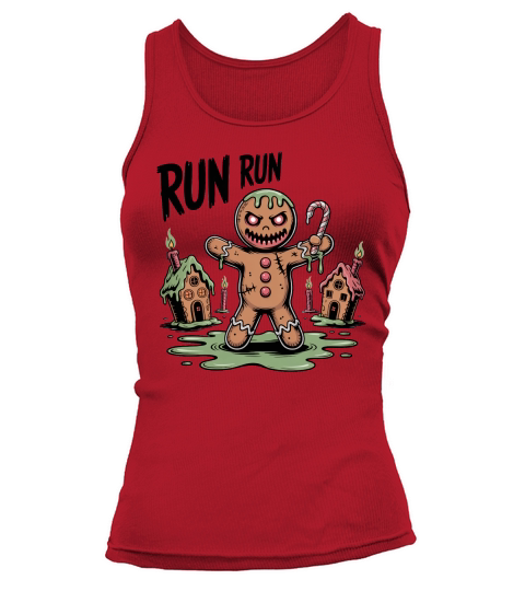 Gingerbread Man Creepy Gingerbread Tank top Woman