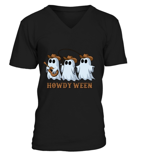 Howdy Ween Halloween V-Neck T-shirt