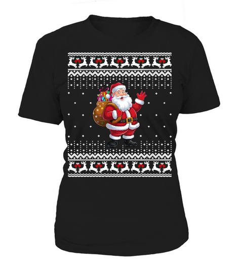 Funny Santa Gifts Christmas Ugly Women's T-Shirt