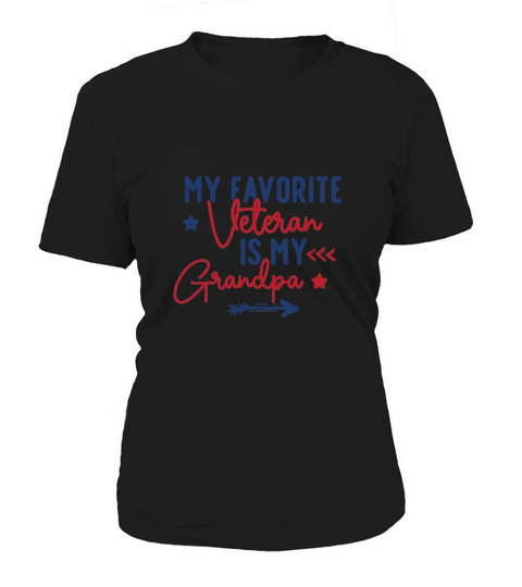 My Favorite Veteran Is My Grandpa Women's T-Shirt