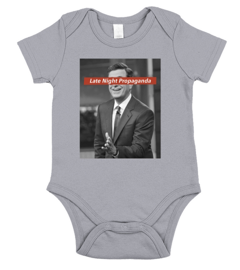 Late Night propaganda Stephen Colbert Short Sleeve Baby One-Piece