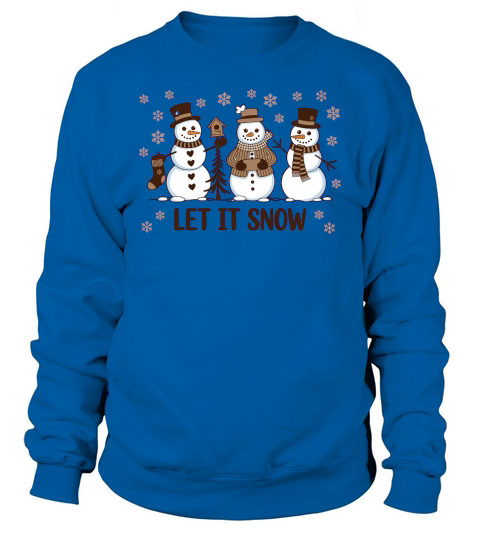 Snowman Christmas Holiday Sweatshirt Unisex