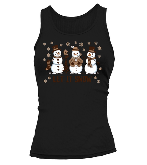 Snowman Christmas Holiday Tank top Woman