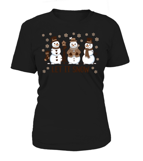 Snowman Christmas Holiday Women's T-Shirt