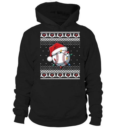 Ugly Christmas Holiday Baseball Hoodie Unisex