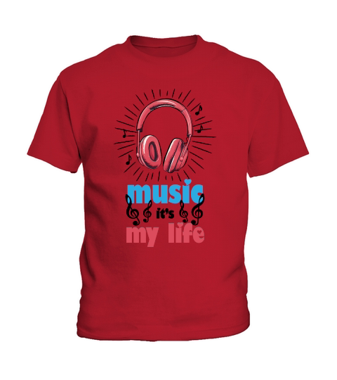 Music It’s My Life Retro Sublimation Kids T-Shirt