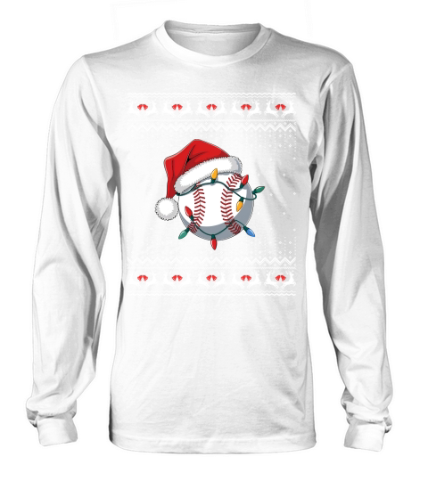Ugly Christmas Holiday Baseball Long sleeved Unisex