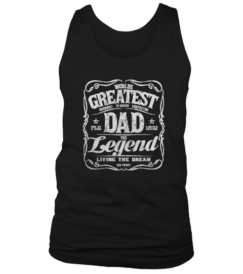 Mens Worlds Greatest Dad Tank Top Unisex