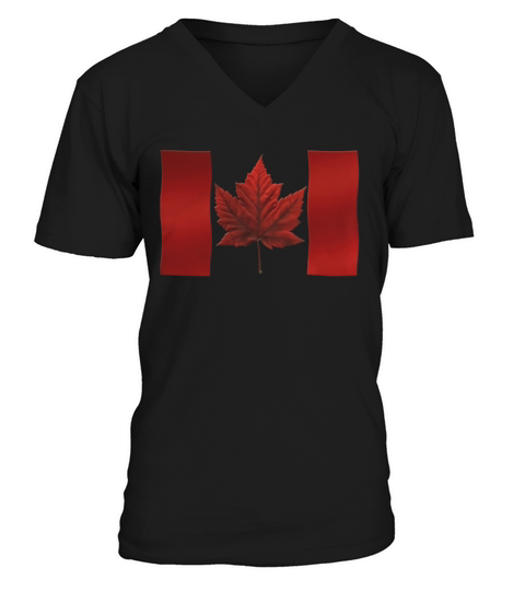 Canada flag souvenirs Canada gifts Hoodie V-Neck T-shirt