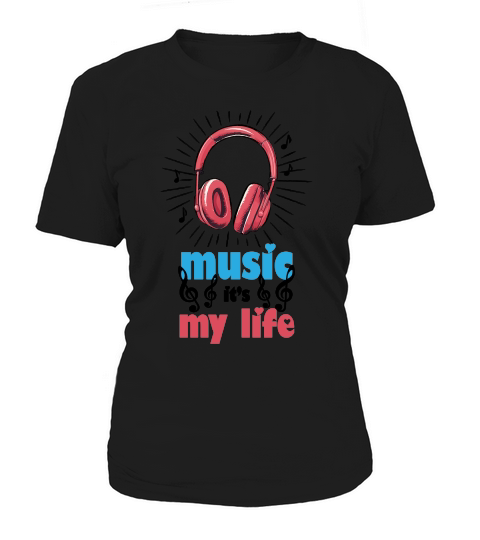 Music It’s My Life Retro Sublimation Women's T-Shirt