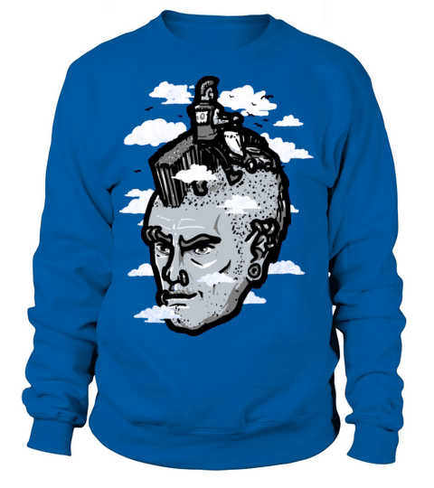 mowing the mowhawk Sweatshirt Unisex