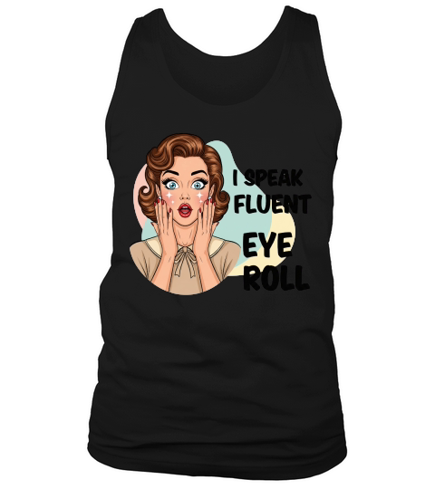 Sarcastic Vintage Girl Funny Quote Tank Top Unisex