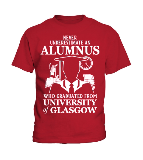 Never underestimate an old man who graduated from University of Glasgow Kids T-Shirt