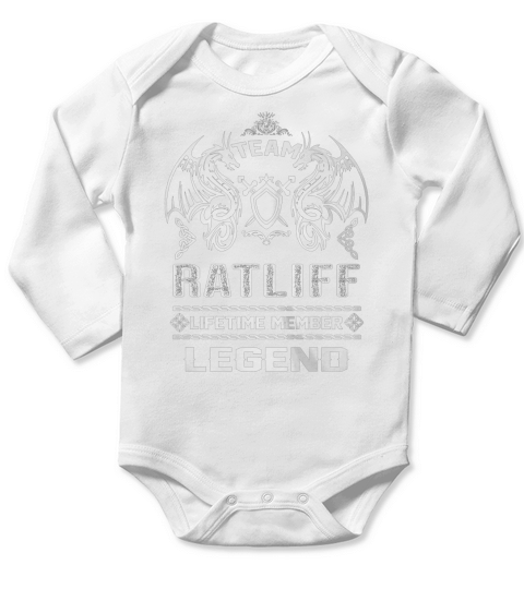 RATLIFF team lifetime member legend Long Sleeve Baby One-Piece