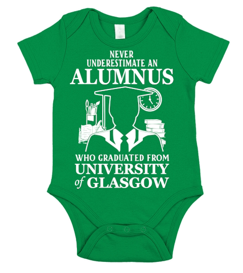 Never underestimate an old man who graduated from University of Glasgow Short Sleeve Baby One-Piece