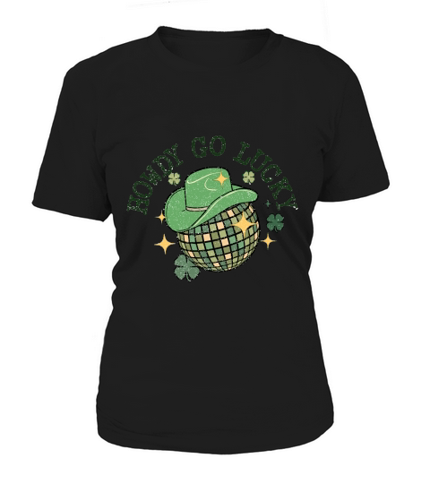 Retro St Patricks Day howdy go lucky Women's T-Shirt