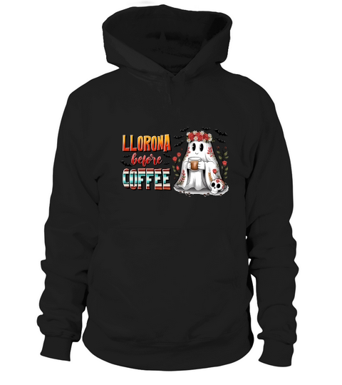 Llorona Coffee Ghost Halloween Hoodie Unisex