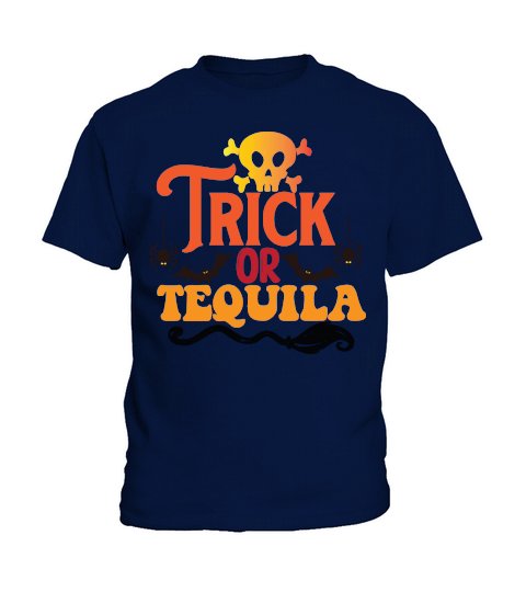 trick or tequila Kids T-Shirt