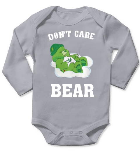 Dont care bear T-Shirt Long Sleeve Baby One-Piece